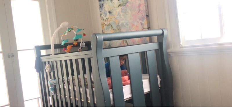 love and care sleigh cot